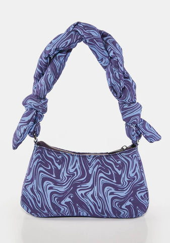 Blue Swirl Shoulder Bag