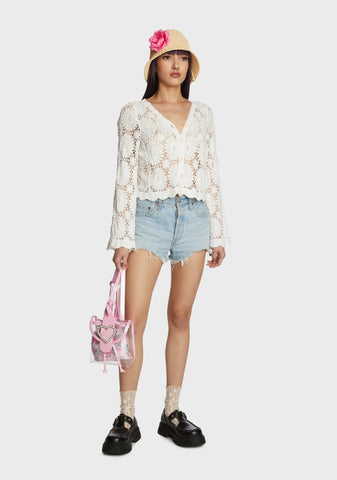 Arboretum Visit Crochet Cardigan