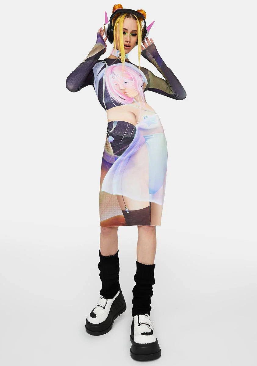 X Gabrielle Moon Child Dress