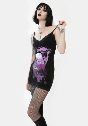 Crypt Cutie Graphic Cami Dress