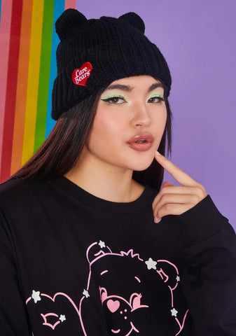 Night Full Of Cheer Bear Beanie