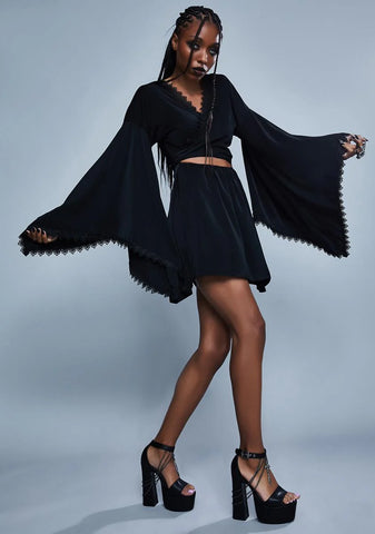 The World's End Kimono Sleeve Dress