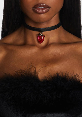 Craved Flavors Vegan Leather Choker