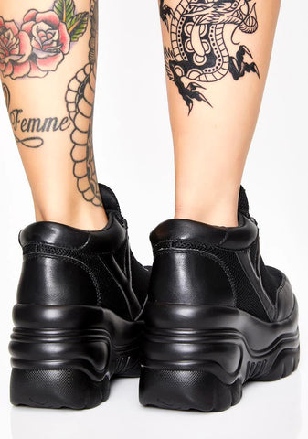 Midnight Matrixx Platform Sneakers