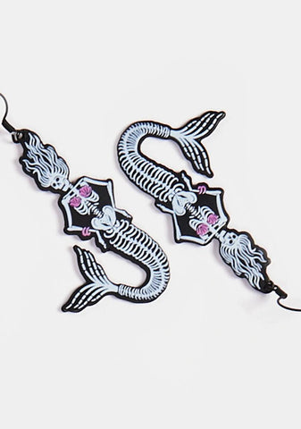 Beautiful Bones Drop Earrings