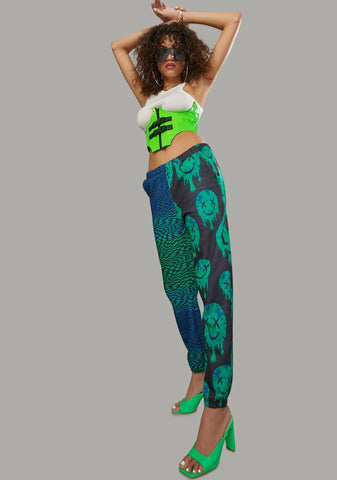 Slime Takeover Smiley Joggers