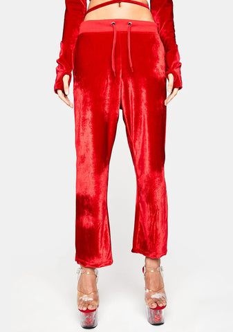 Red Rave Angel Joggers