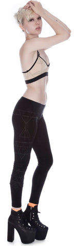 Witch House Screenprint Leggings