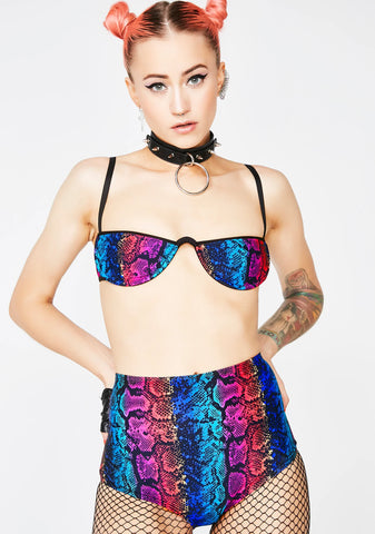 Junglist Jewel Drop Booty Shorts