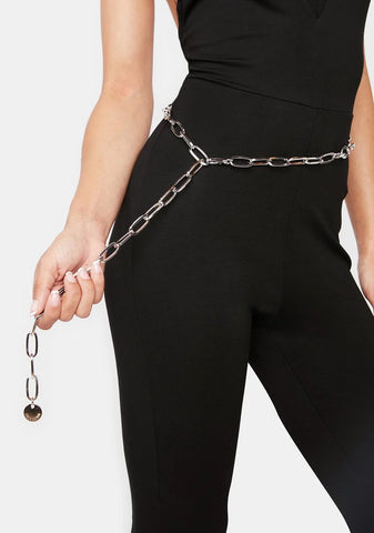 Silver Chain Link Belt