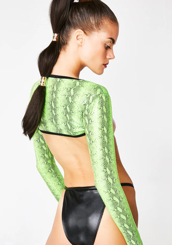 OG Sinner Snakeskin Shrug