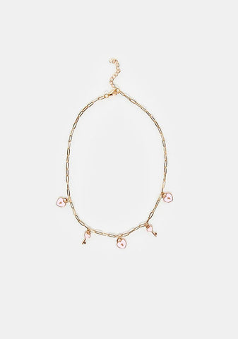 Unlock My Secrets Charm Necklace