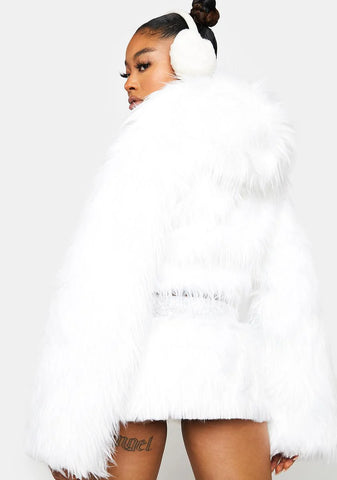 Green Flashing Lights Cropped Jacket