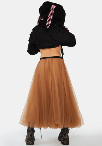 Fairy Mesh Midi Skirt