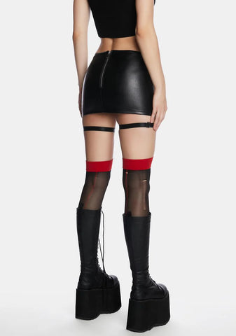 Bonded To You Micro Mini Skirt