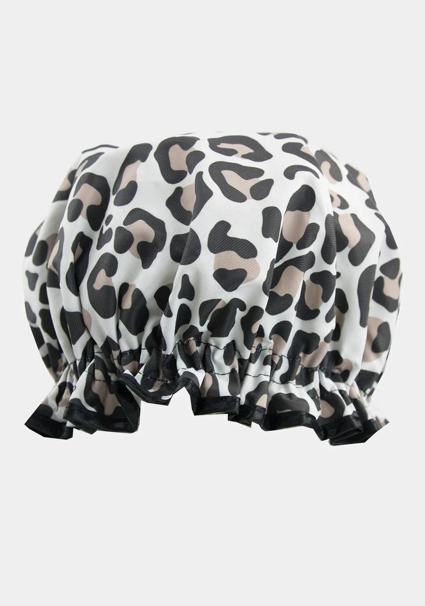 Leopard Shower Cap