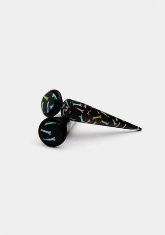 Dead Or Alive Long Stud Earrings