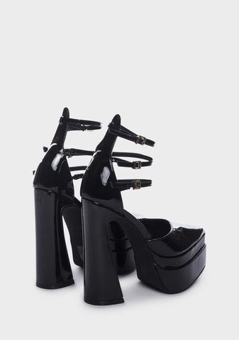 Call Me Up Platform Heels