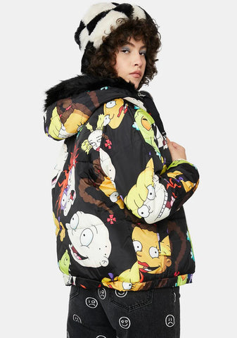 X Nickelodeon Snorkel Bomber Jacket