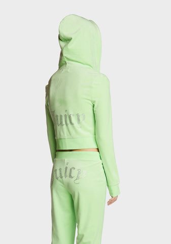 Sour Apple OG Bling Velour Jacket