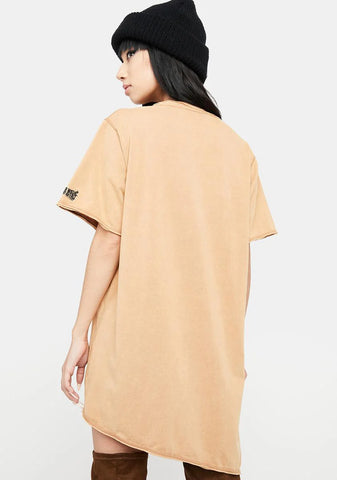 Atmosphere Unisex Washed Cotton Longline Tee