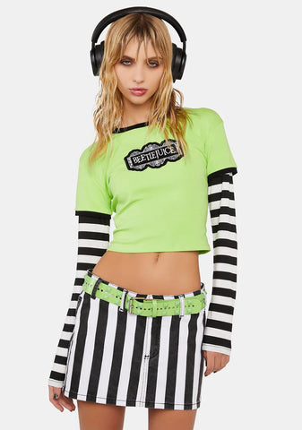 Three Times Mini Skirt