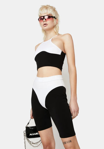 Work To Be Done Biker Shorts Set