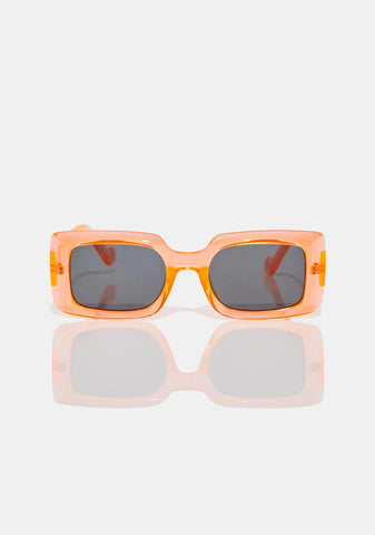 Citrus Keep Up With Me Oversized Sunglasses