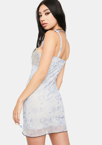 Cupid Love Mesh Mini Dress