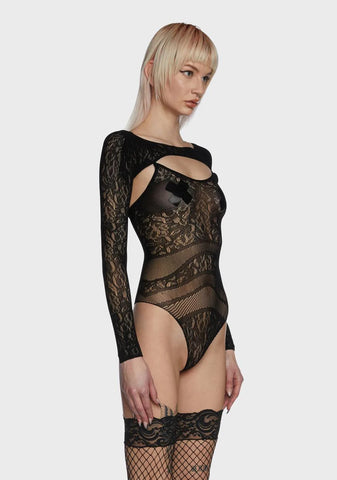 Don't Get Attached Sheer Bodysuit