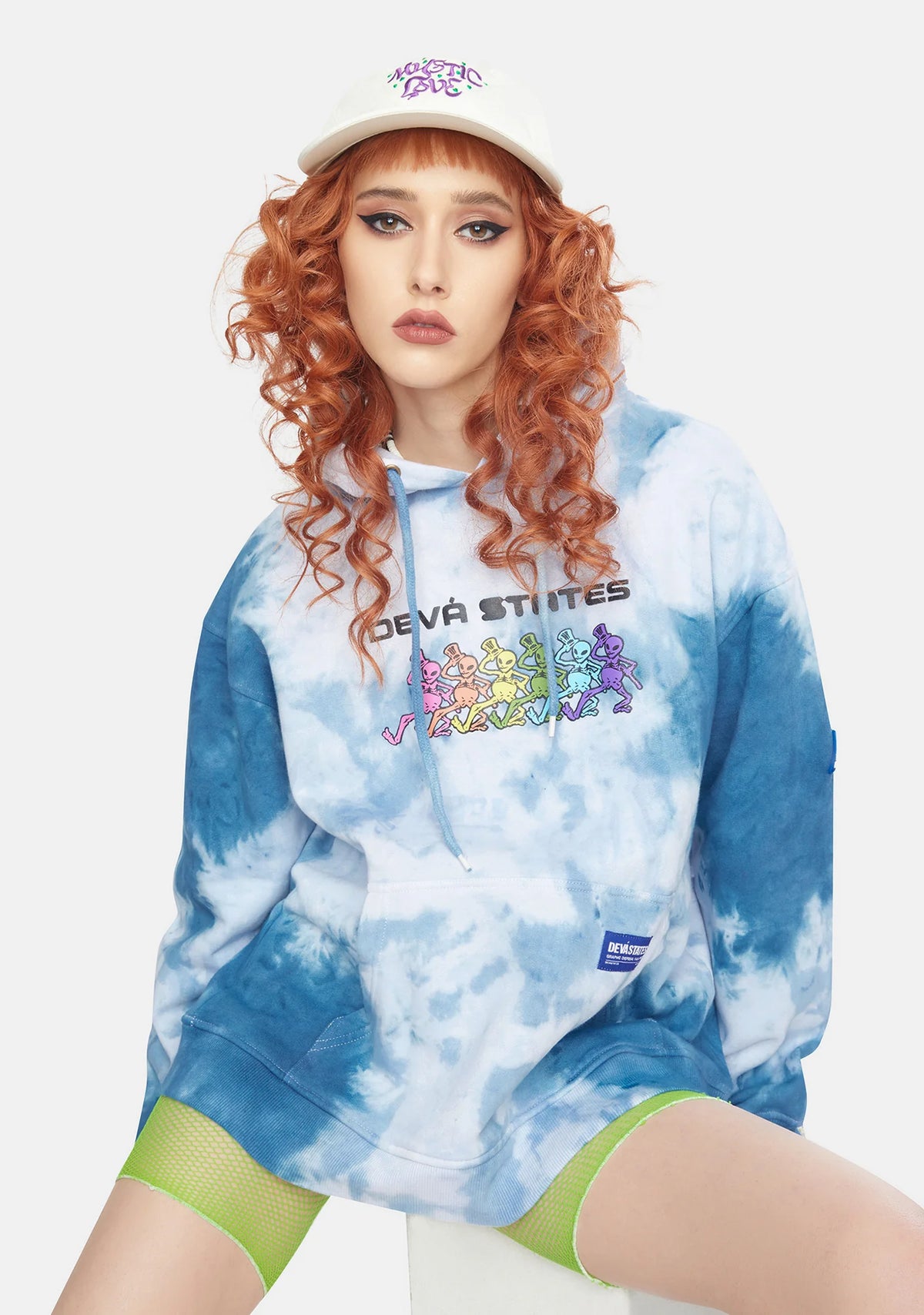Aliens Tie Dye Hoodie