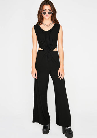 Just A Peek Cut-Out Jumpsuit