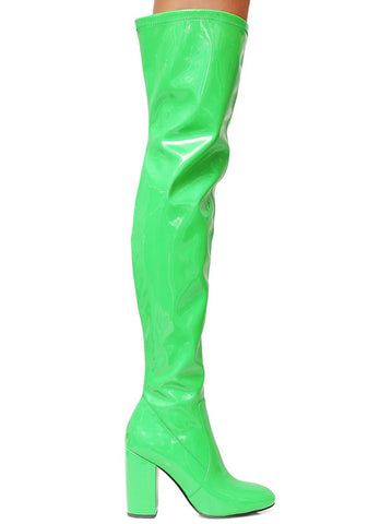 Slime Time Thigh High Boots