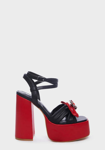 x Dolls Kill Devoted Princess Platform Heels