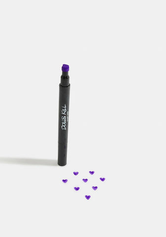 Lilac Heart Eyes Stamp Liner