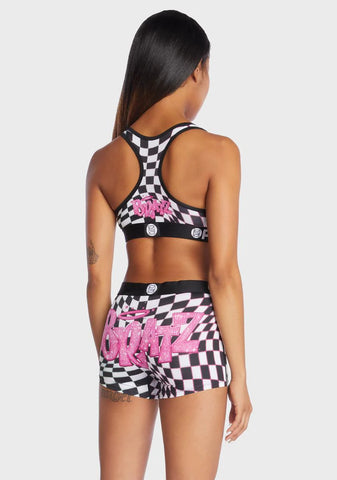 Bratz Checker Sports Bra