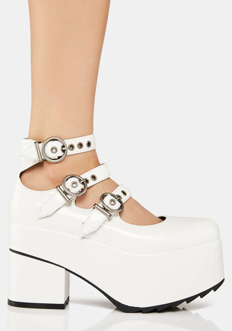 Run The World Chunky Platform Dolly Shoes