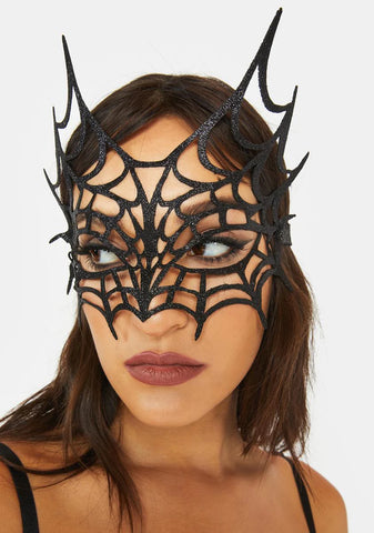 Web Watch Glitter Mask