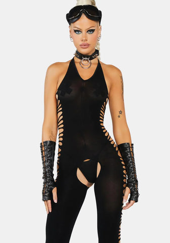 Nox Not Afraid Cut Out Bodystocking
