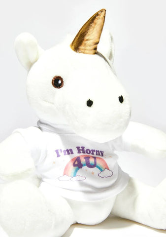 I'm Horny 4 U Unicorn Plush