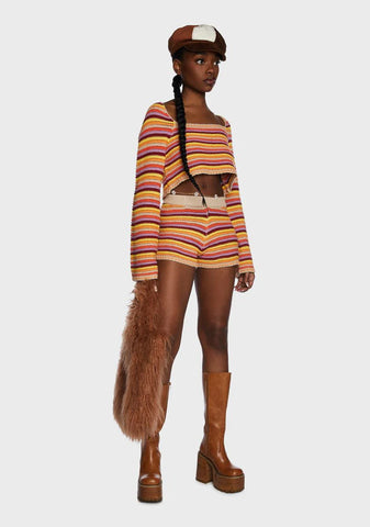 Sun Rebels Striped Shorts