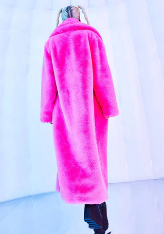 Neon Kitten Faux Fur Coat