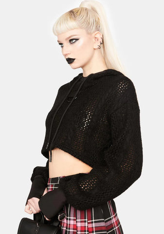 Cropped Hoodie Sweater