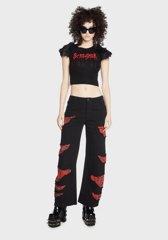 True To Ur Horrors Baby Tee