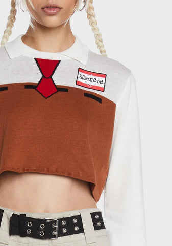 Employee Of The Month Cropped Sweater