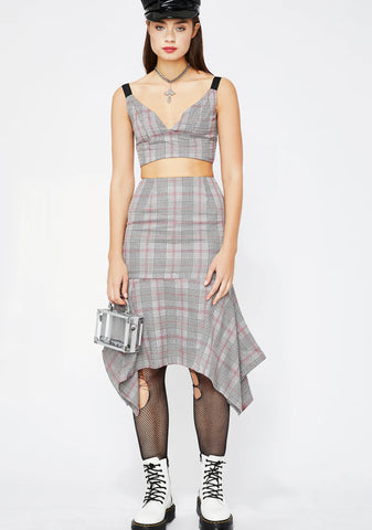 Schoolin' You Plaid Skirt