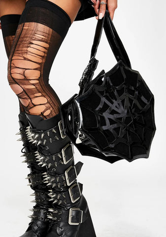 Spiderweb Heart Bag