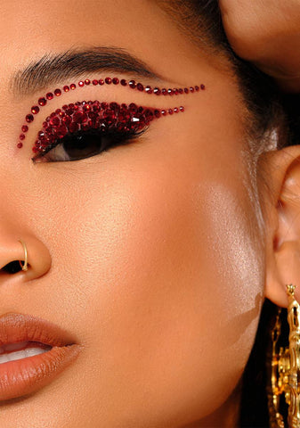 Black Cherry Rhinestone 6-Pack