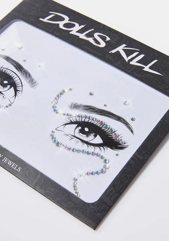 Wishful Thinking Iridescent Face Gems