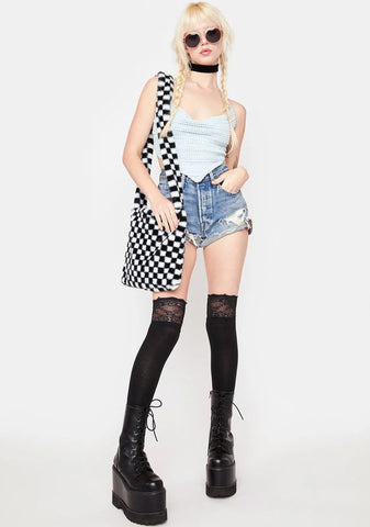 Way To Fame Crochet Top